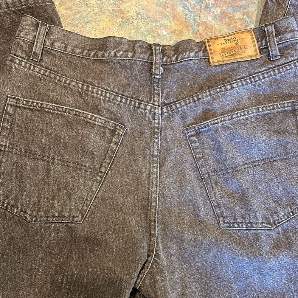 Polo Ralph Lauren Sportsman 36x30 Brown Jeans vintage